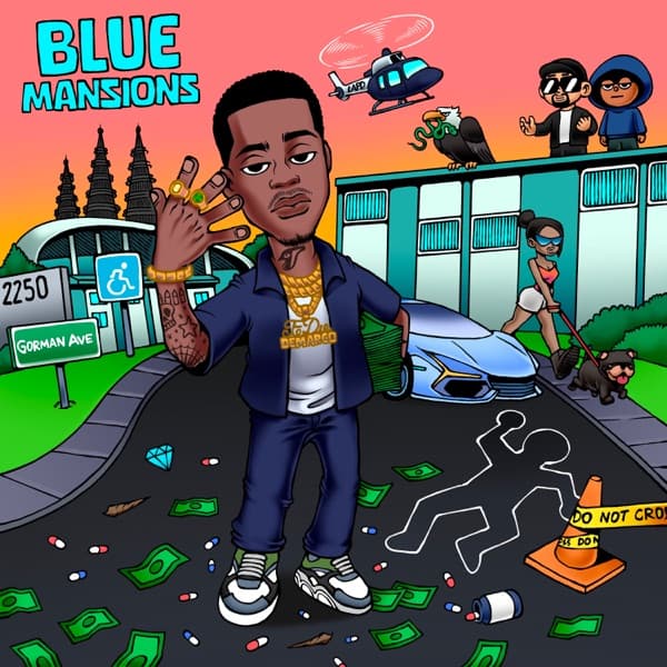 FEDIE DEMARCO BLUE MANSIONS cover